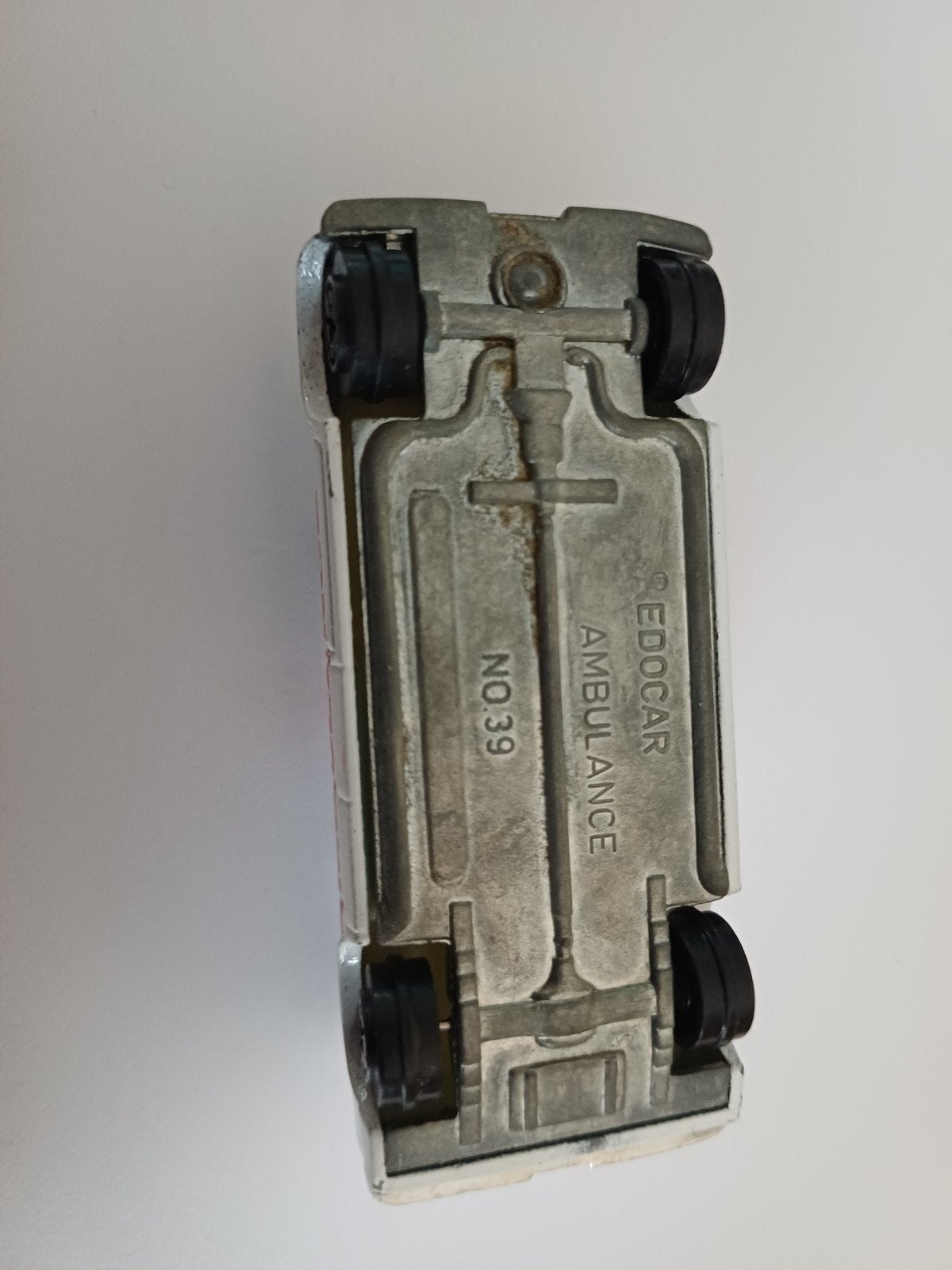 Edocar Ambulance (No. 39) – Vintage Metalen Modelauto, Ophalen of Verzenden, Gebruikt, Auto