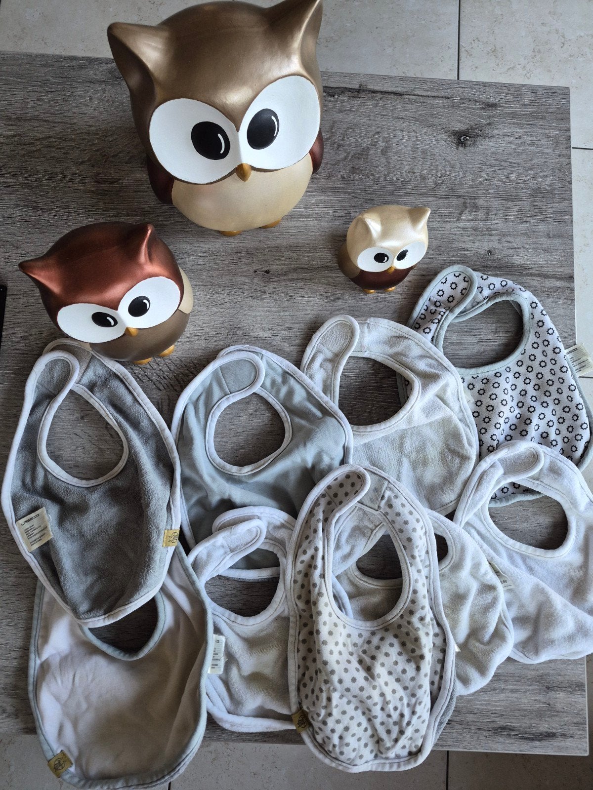 9x babyslabbetjes Lässig, Ophalen of Verzenden