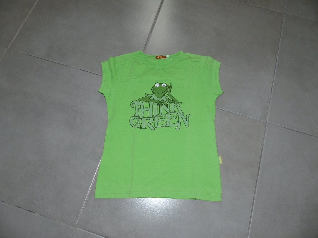 Muppets groen t-shirt met korte mouwen - small, Muppets, Ophalen of Verzenden, Zo goed als nieuw, Korte mouw