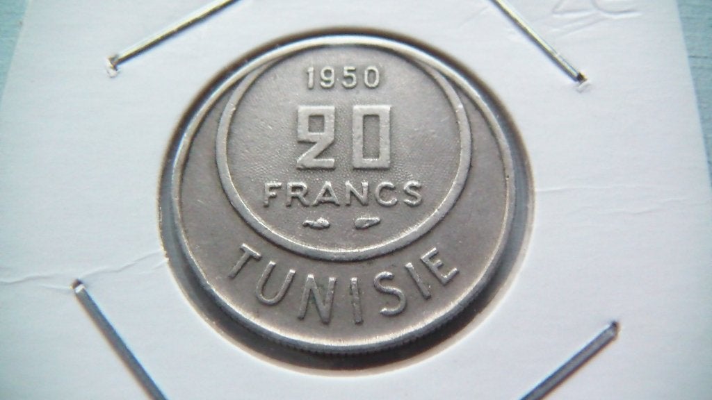 RESERVE ESTC tunisie 20 francs 1950, Enlèvement