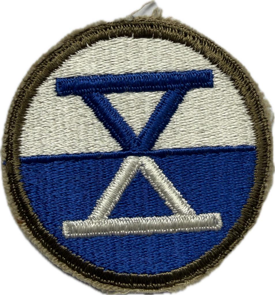US ww2 patch Xth Army Corps, Verzenden