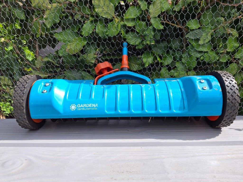 Verticuteerroller van gardena, Jardin & Terrasse, Scarificateurs, Enlèvement, Comme neuf, Gardena