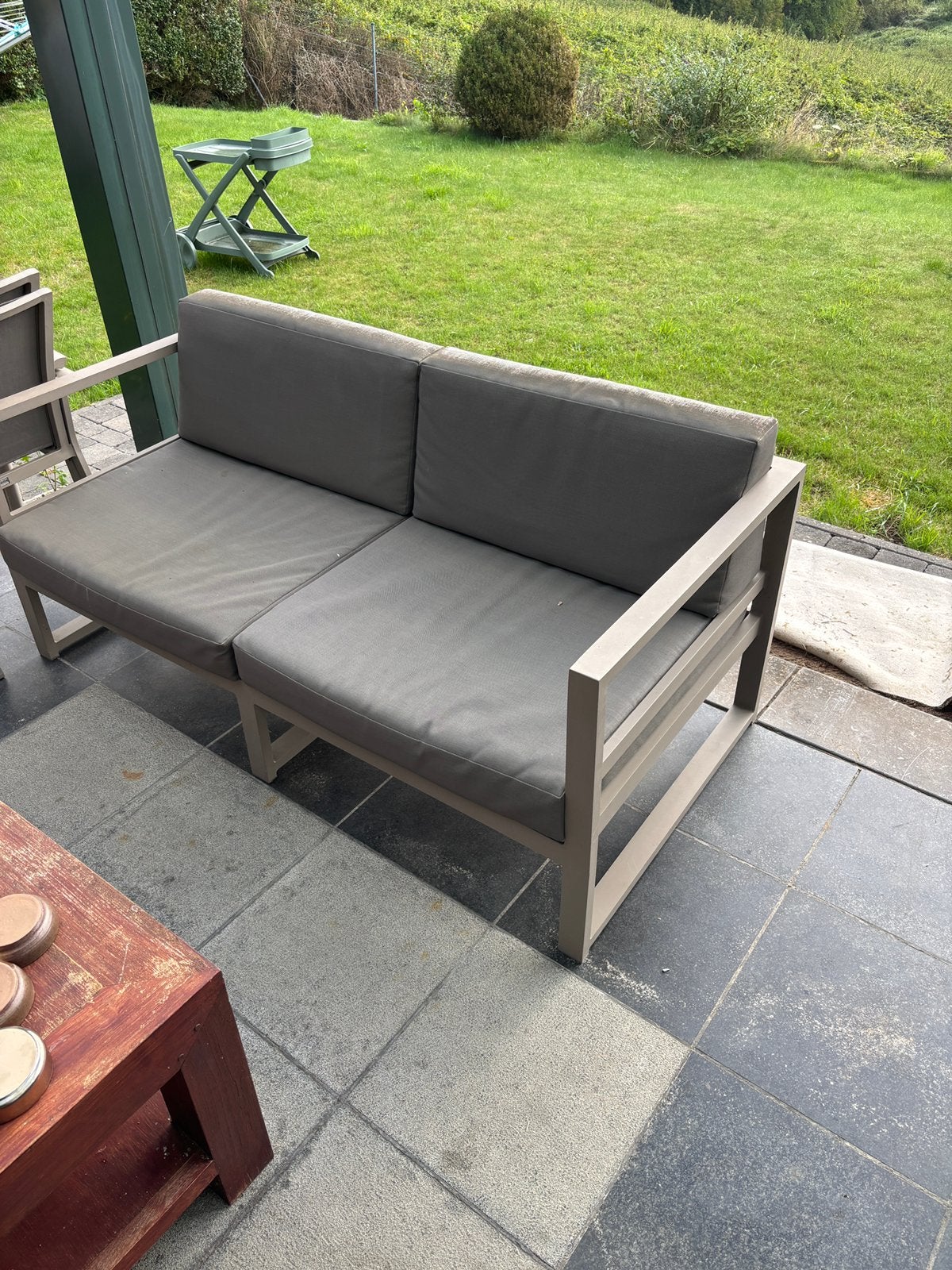 Salon de jarfin, Jardin & Terrasse, Ensembles de jardin, Salons de jardin, Aluminium, Utilisé, Enlèvement