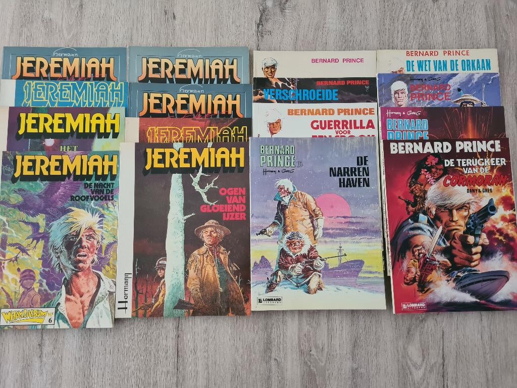 Jeremiah en Bernard Prince, Plusieurs BD, Enlèvement ou Envoi, Utilisé, Hermann