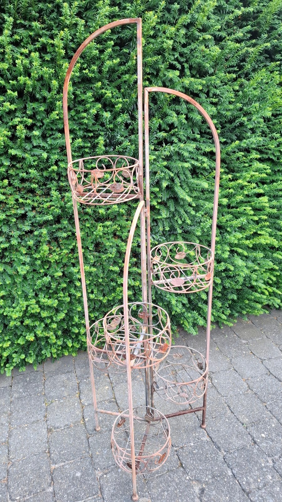 bloempotten staander geroest, Enlèvement