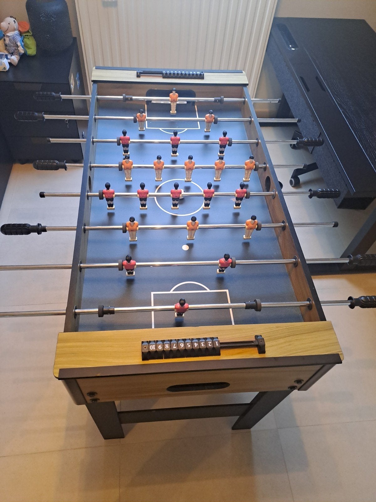 Voetbaltafel, Enlèvement, Utilisé