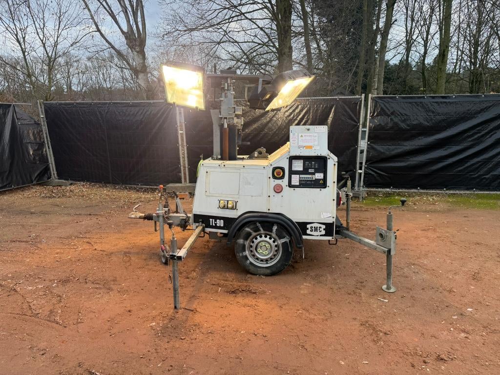 mât d'éclairage Morris TL-90, Bricolage & Construction, Éclairage de chantier, Utilisé, Lampe avec luminaire, 500 watts ou plus