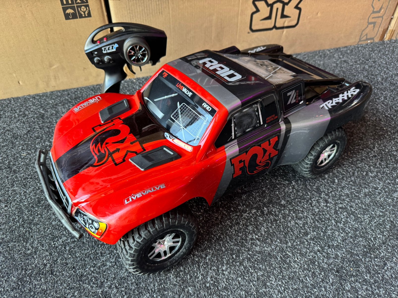 Traxxas Slash 4x4 Vxl Fox Uitvoering, Hobby en Vrije tijd, Ophalen of Verzenden, Gebruikt