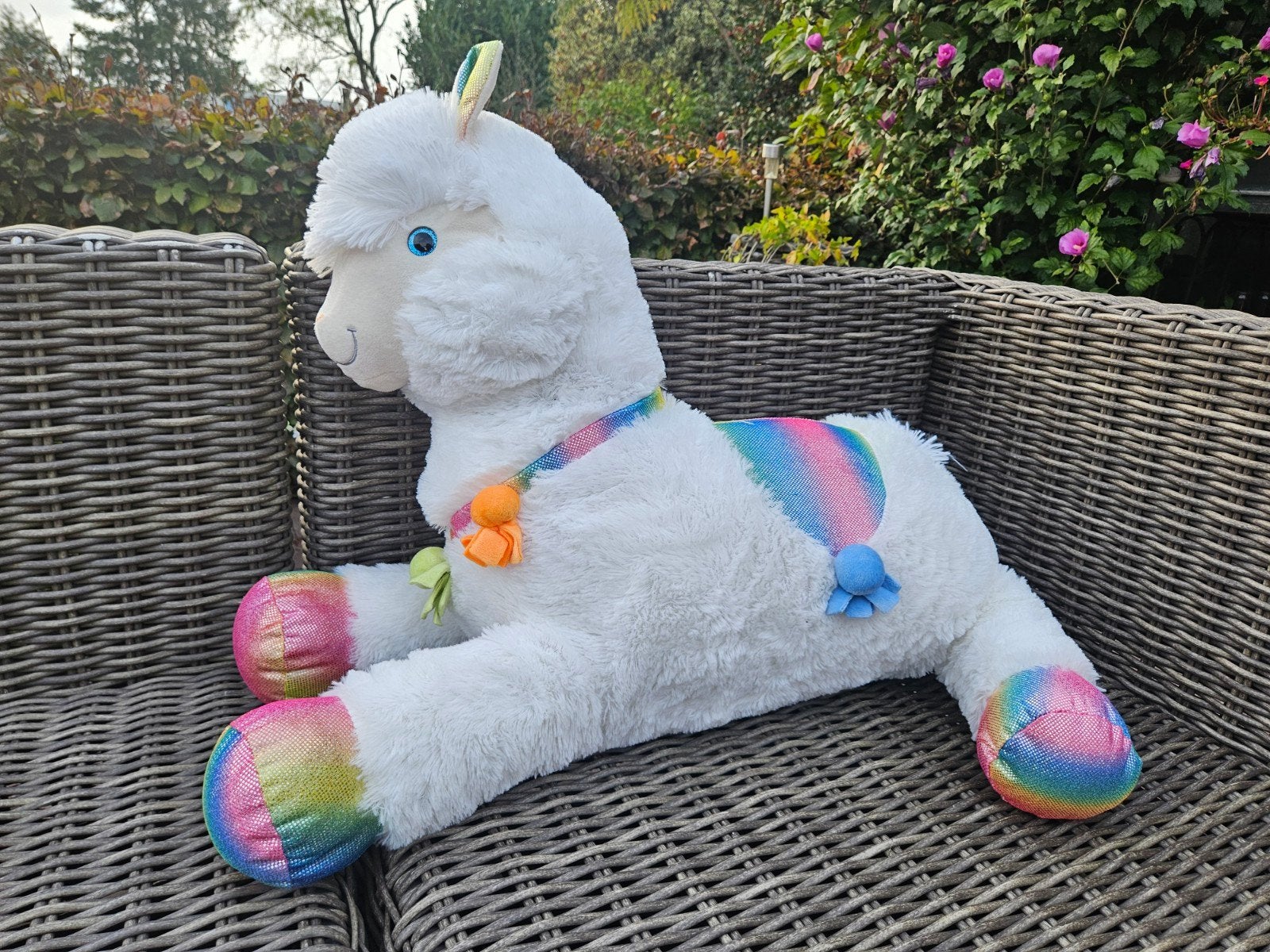 knuffel lama, Kinderen en Baby's, Ophalen, Zo goed als nieuw