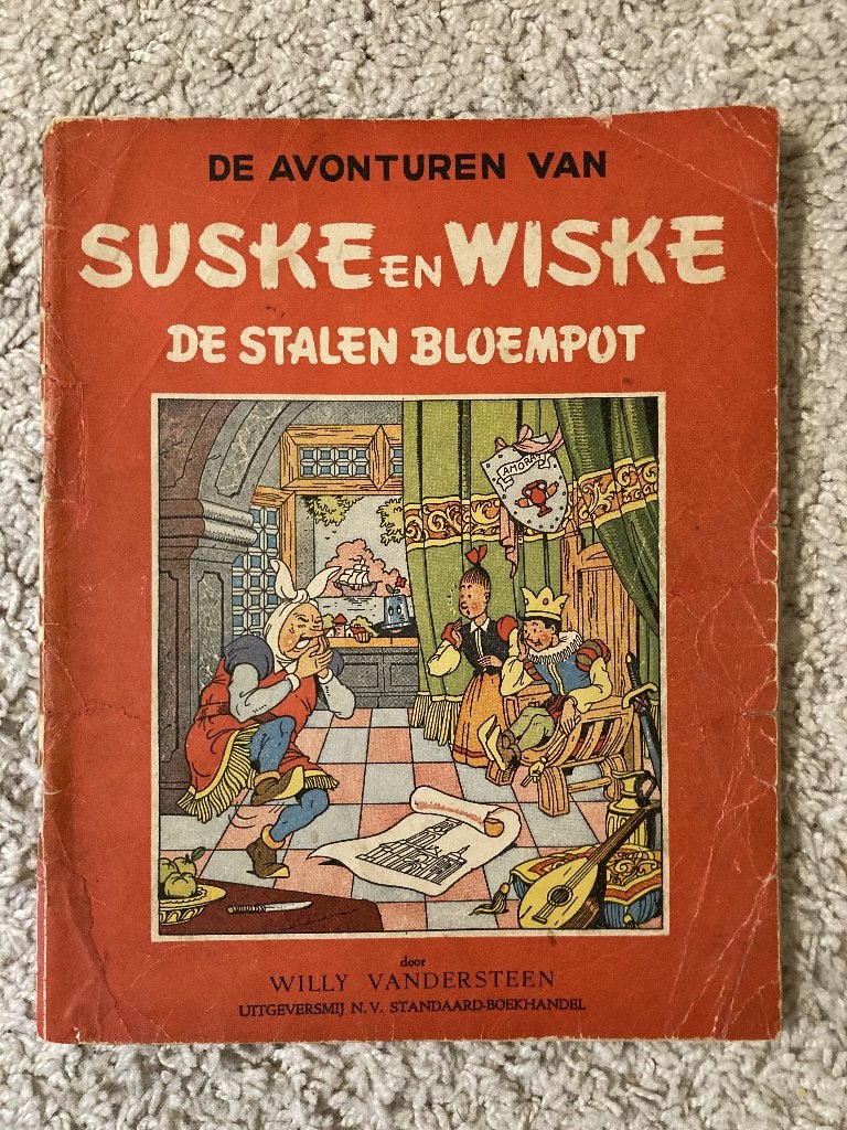 Suske en Wiske - De Stalen Bloempot - Nr. 11 - 1e druk, 1951, Boeken, Eén stripboek, Ophalen of Verzenden, Gelezen