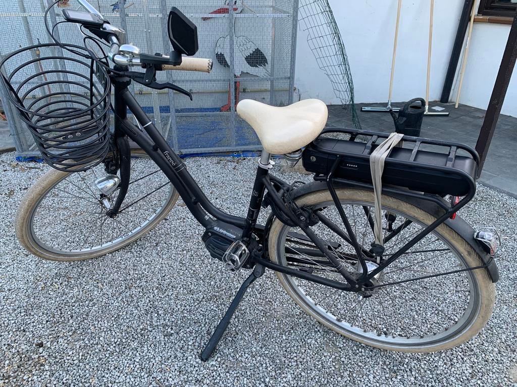 Elektrische damesfiets, Ophalen, Gebruikt, Velgrem, Versnellingen