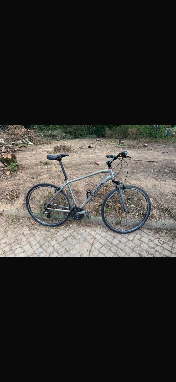 Vélo Trek hybride gris, Enlèvement ou Envoi, Comme neuf