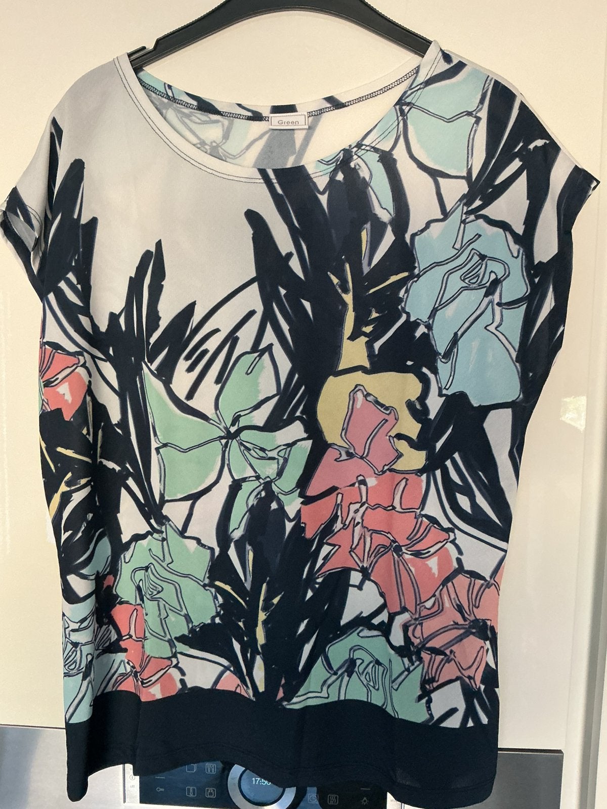 T,schirt green ice, Kleding | Dames, T-shirts, Blauw, Maat 42/44 (L), Ophalen of Verzenden, Zonder mouw