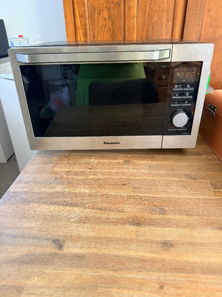 combi warmelucht- microoven met gril, Ophalen, Minder dan 45 cm, Combi-oven, Draaiplateau