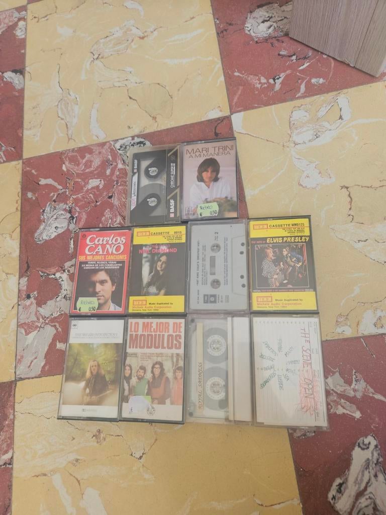 Lot cassette tapes – BASF / Sony / Chrome – retro, Ophalen