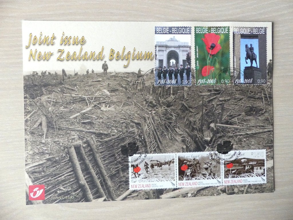 Herdenkingskaart 2008 : 1ste wereldoorlog (3842/44), Ophalen of Verzenden