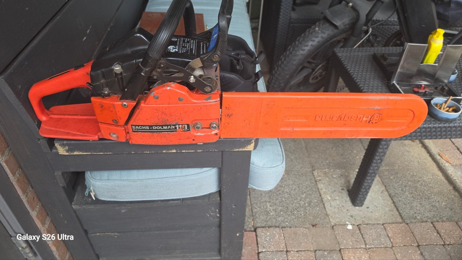 sachs kettingzaag werkt super, Ophalen of Verzenden, Zo goed als nieuw, Benzine, Sachs