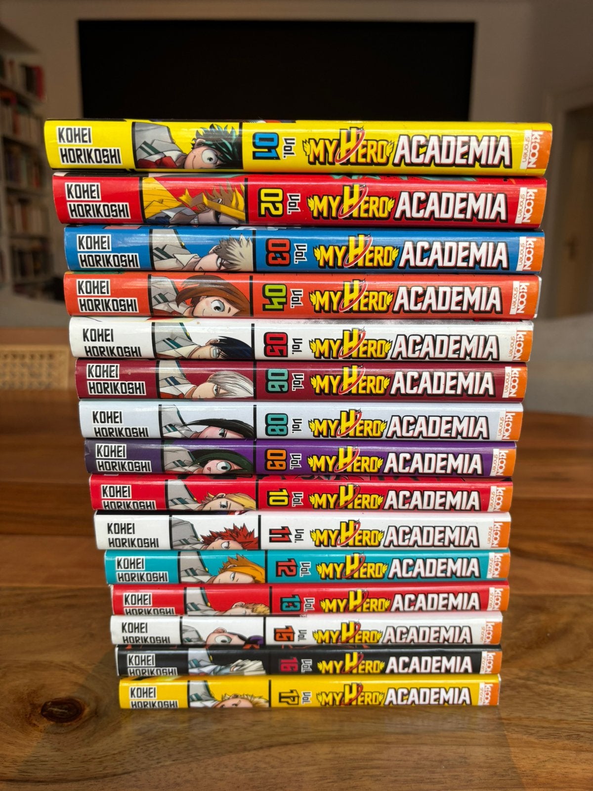 Manga my hero academia 1-17, Boeken, Ophalen of Verzenden, Zo goed als nieuw