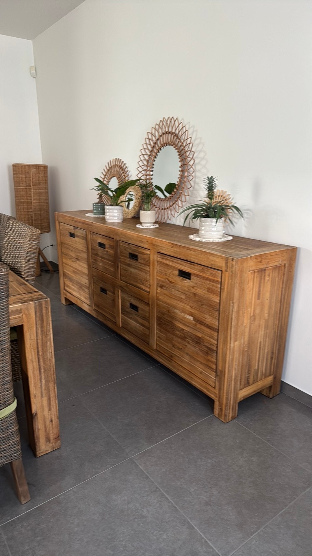 Volledige eetkamer, Huis en Inrichting, Ophalen, Gebruikt, 6 tot 8 stoelen