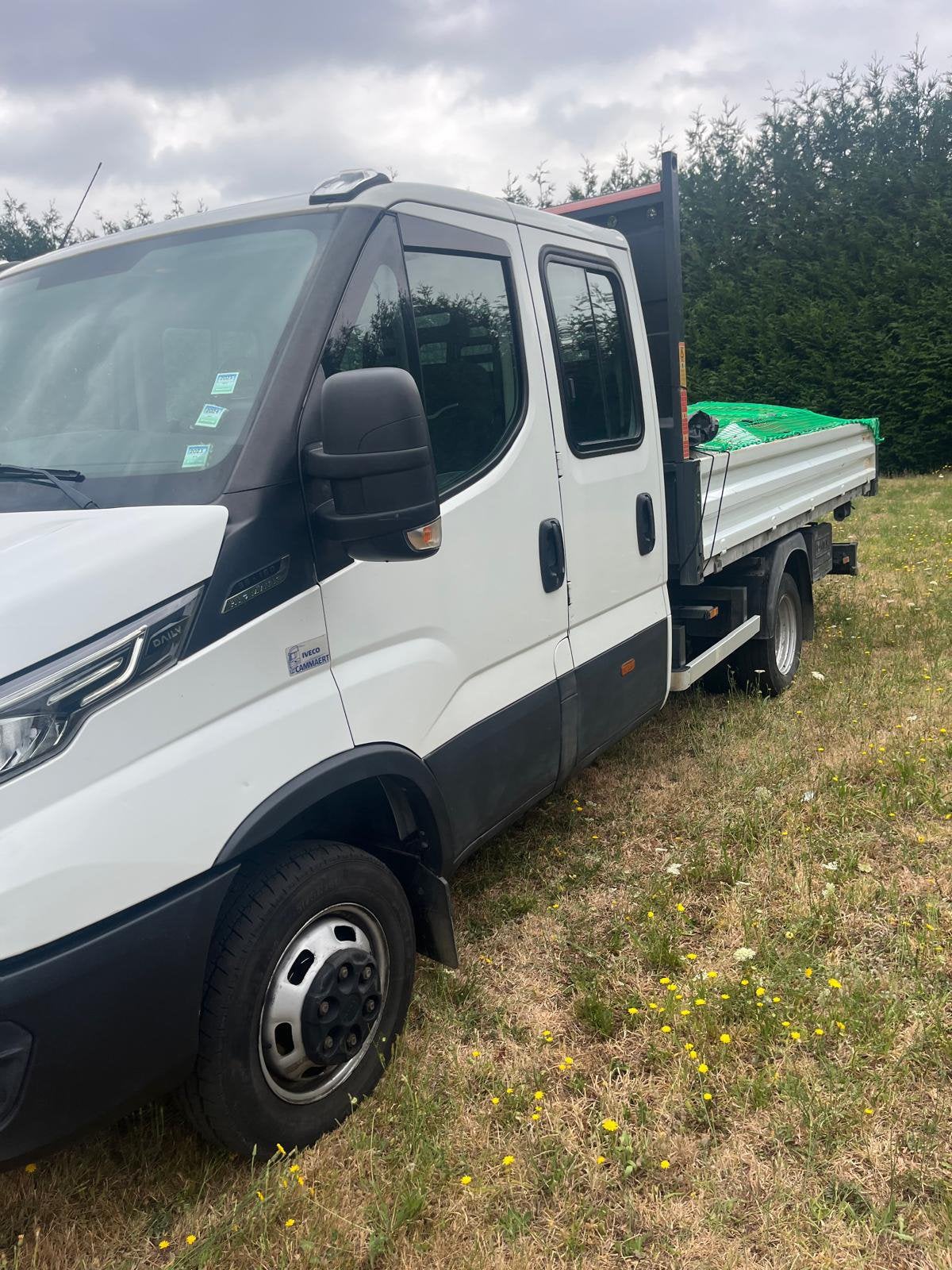 Iveco Daily 35C16 Dubbele Cabine Open Laadbak – 2021, Autos, Camionnettes & Utilitaires, Particulier, Attache-remorque, Iveco
