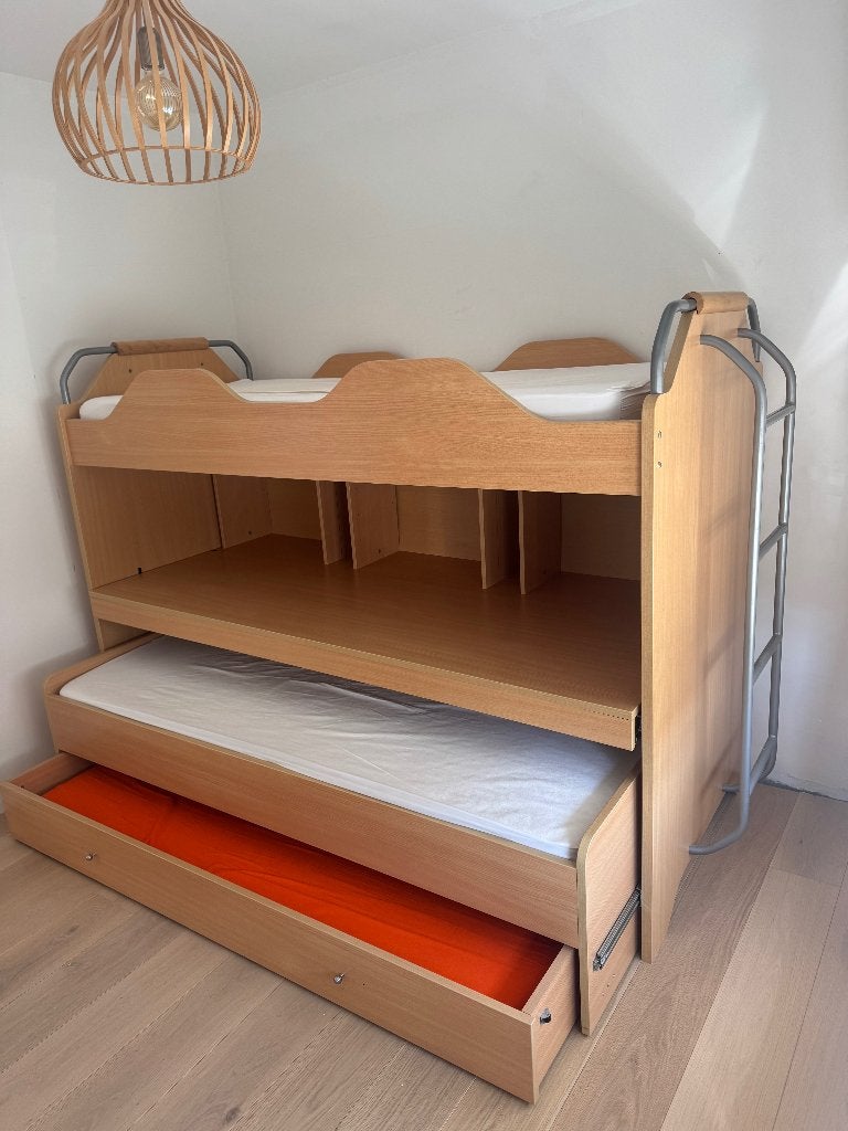Stapelbed (kwalitatief), Huis en Inrichting, Ophalen, Tweepersoons, Zo goed als nieuw, 80 cm