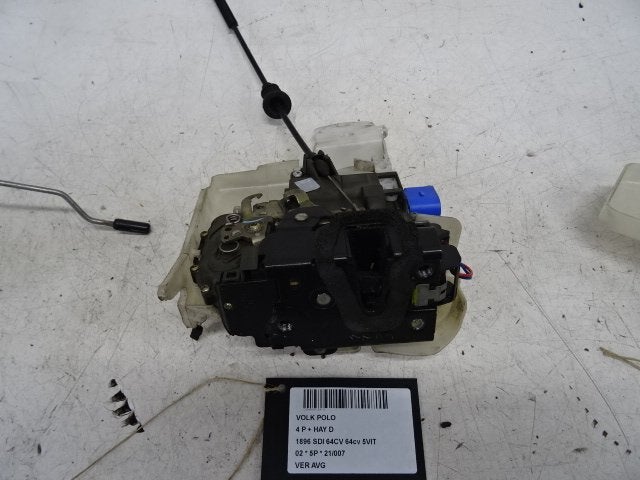 PORTIERSLOT LINKS VOOR Volkswagen Polo IV (9N1 / 2/3), Gebruikt, Volkswagen, Volkswagen AG, Voor