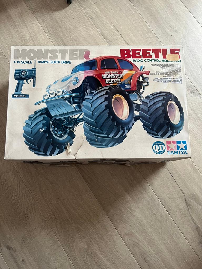 Tamiya monster beetle, Ophalen, Gebruikt