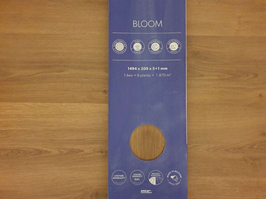 Chêne caramel botanique Quickstep Alpha Vinyl Bloom 1,56 m2, Bricolage & Construction, Planches & Dalles, Enlèvement, Bois