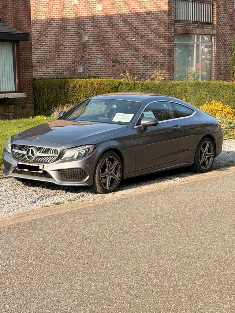 Mercedes c180 amg-line, Autos, Cuir, Argent ou Gris, Achat, Euro 6