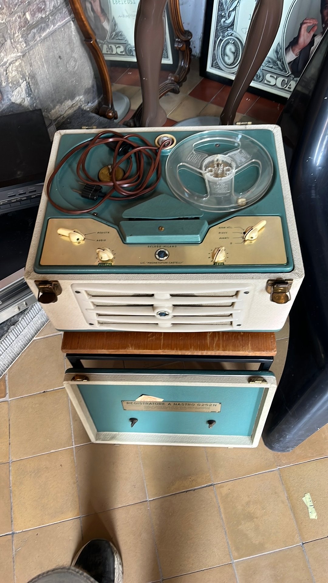 Mooie bandenrecorder nastro g252n, Ophalen