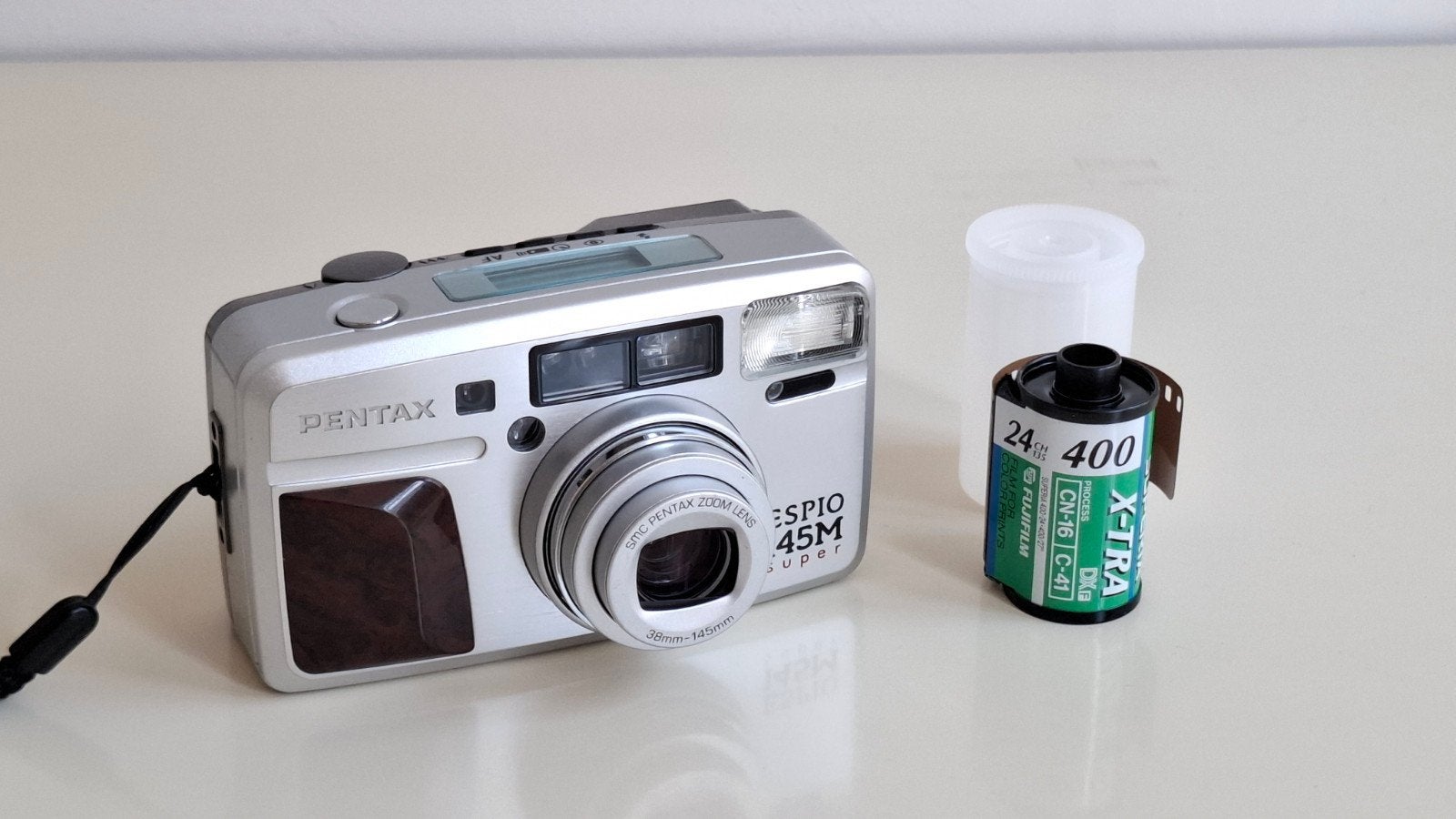 Pentax Espio 145M - Analoge point & shoot, Audio, Tv en Foto, Fotocamera's Analoog, Ophalen of Verzenden, Fuji