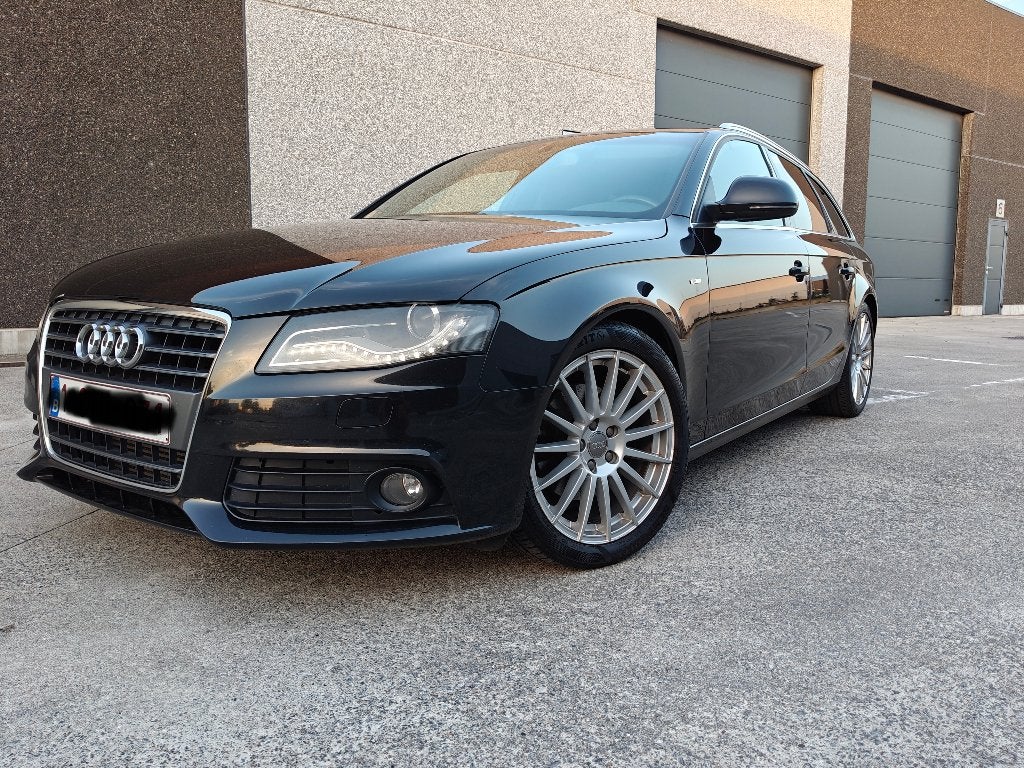 Audi A4 B8 2.0 TDI S-Line – Uitstekende Staat, Zwart, 4 cilinders, Zwart, 5 deurs