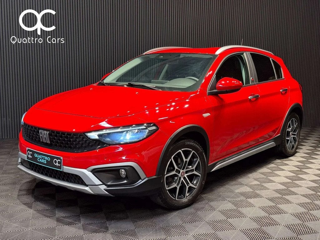 Fiat Tipo Cross Garmin 1.0T Essence - Grand écran - Car pla, Rouge, Achat, Euro 6, Entreprise