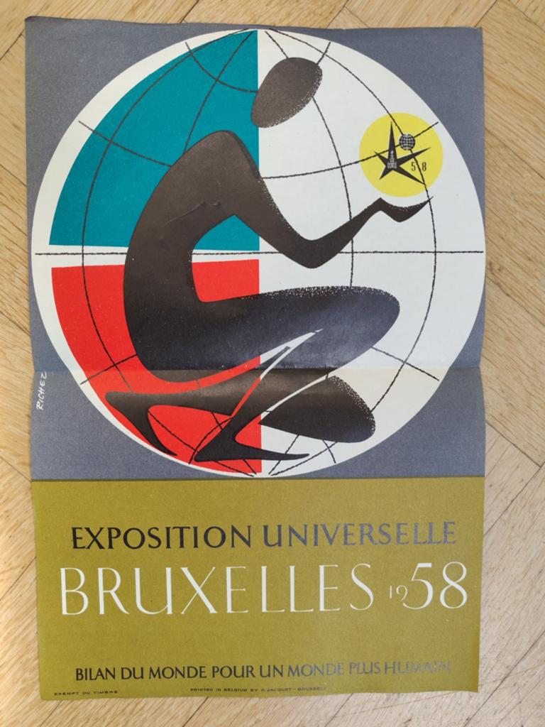 Affichette expo 58, Enlèvement