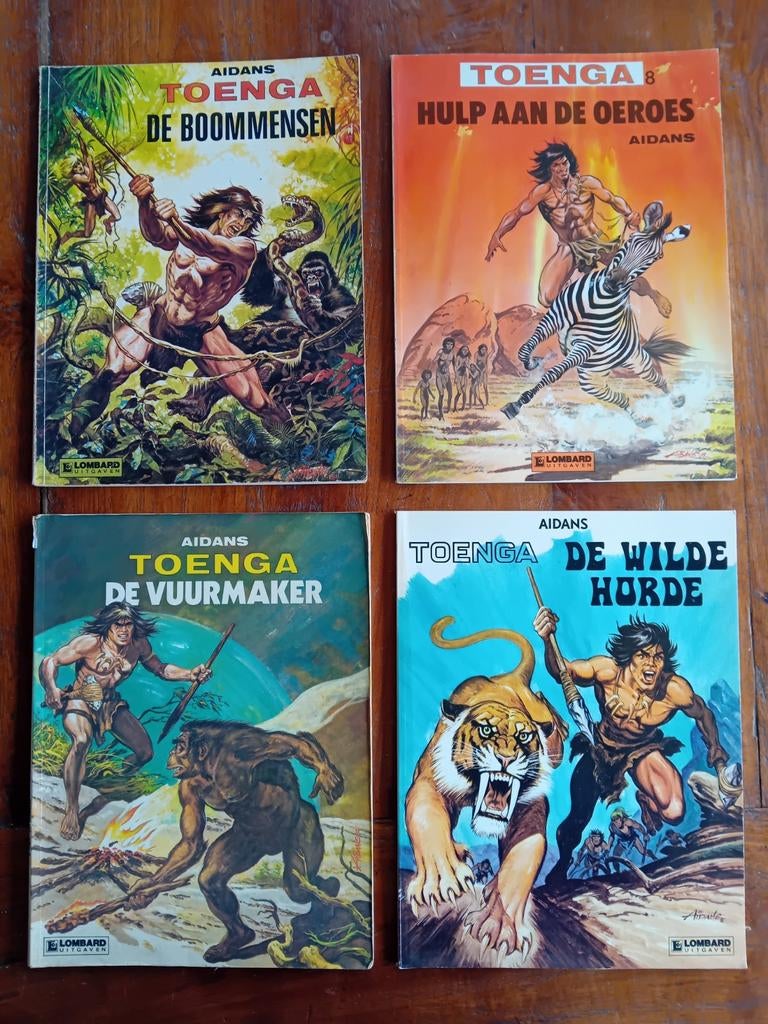 Toenga strips stripboeken, Boeken, Meerdere comics, Ophalen of Verzenden, Gelezen
