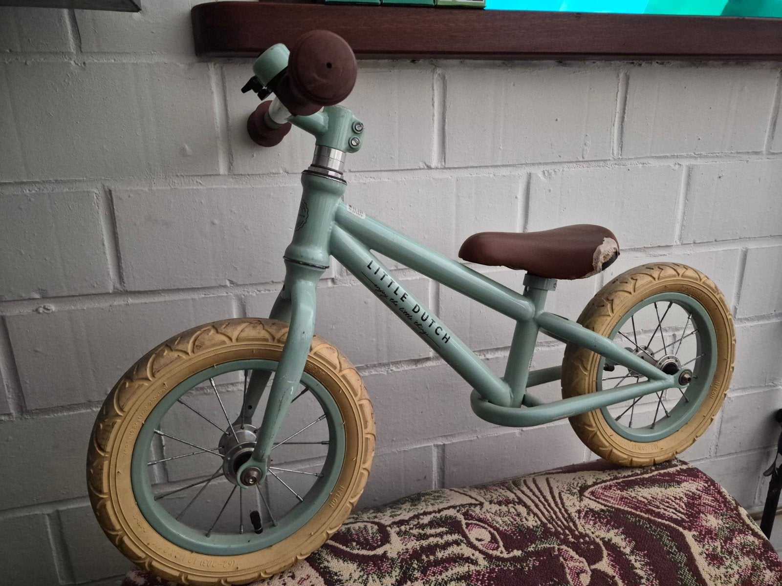 kinderfiets little dutch, Ophalen