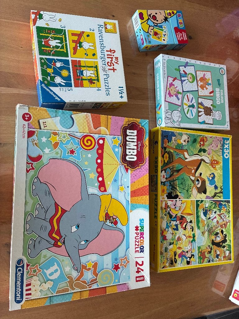 baby kinder speelgoed puzzels, en tekenen, Ophalen of Verzenden, Gebruikt