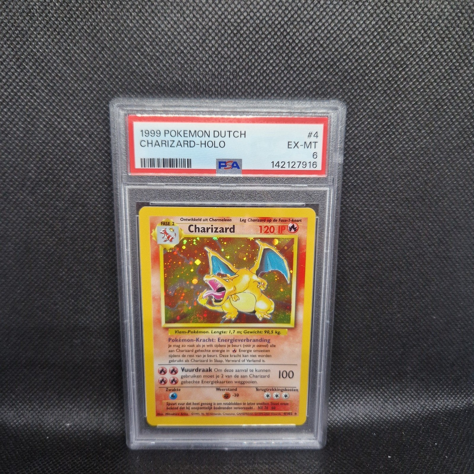Charizard Holo NL PSA 6, Ophalen of Verzenden
