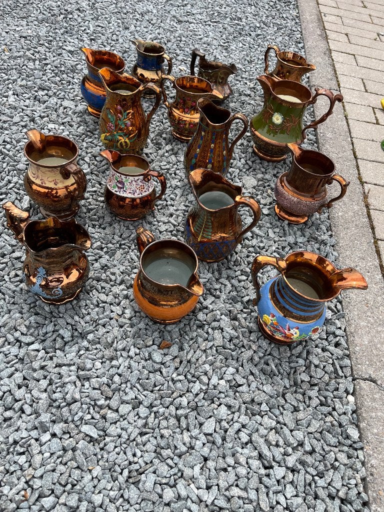 Prachtige collectie keramische potten uit Jersey, Antiek en Kunst, Ophalen