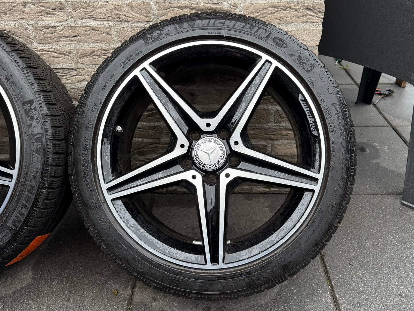 18” AMG Velgen C Klasse - 225 45 18 245 40 18 ZGAN - Winter, Auto-onderdelen, Ophalen, 18 inch, Gebruikt, Banden en Velgen