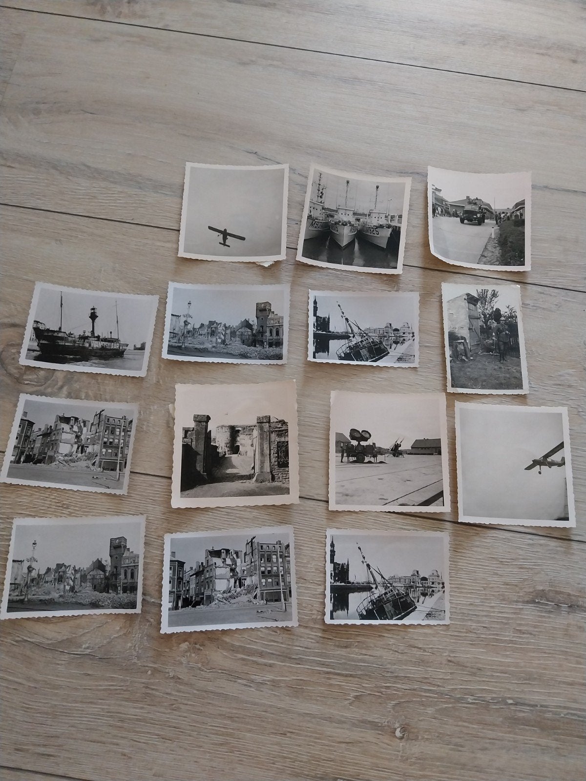 Lotje 14 foto's westhoek wo2, Verzamelen, Ophalen of Verzenden