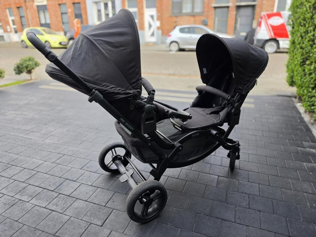Dubbele kinderwagen van het merk ABC Design ZOOM, Ophalen, Zo goed als nieuw