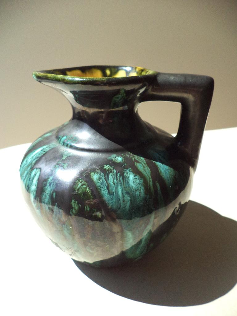 Vallauris ca1920/'40 Jérome MASSIER Art Deco keramiek kruik, Ophalen of Verzenden