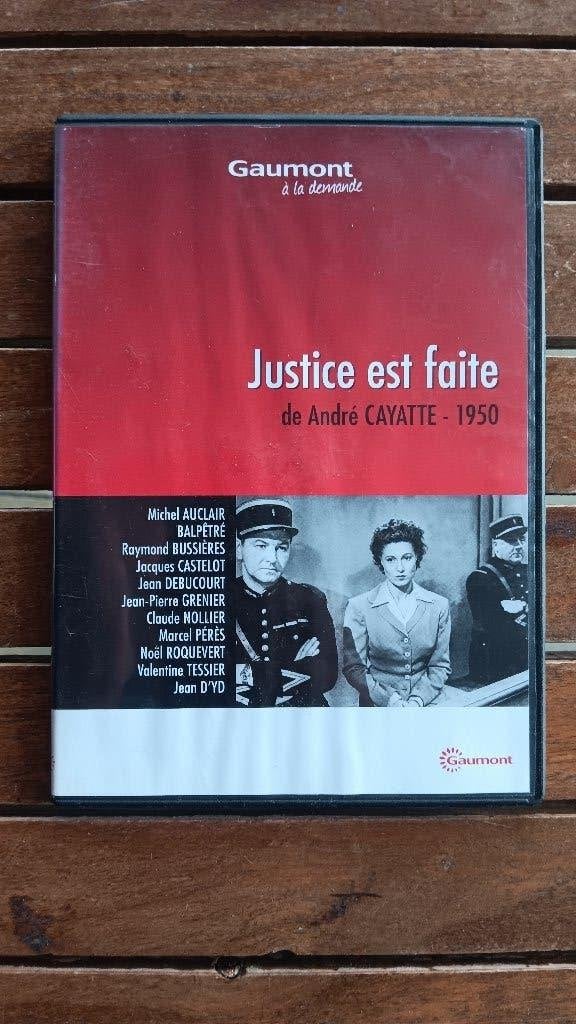 )))  Justice est Faite  //  André Cayatte  (((, CD & DVD, DVD | Thrillers & Policiers, Comme neuf, Autres genres, Tous les âges
