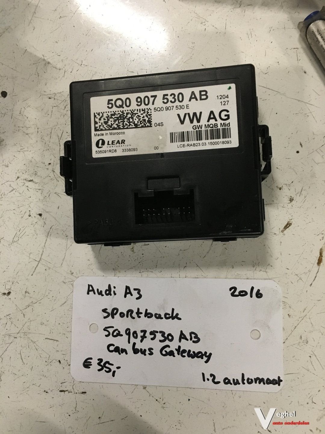 Audi A3 Sportback 1.2 Automaat 2016  Gateway module, -, Utilisé, -, -