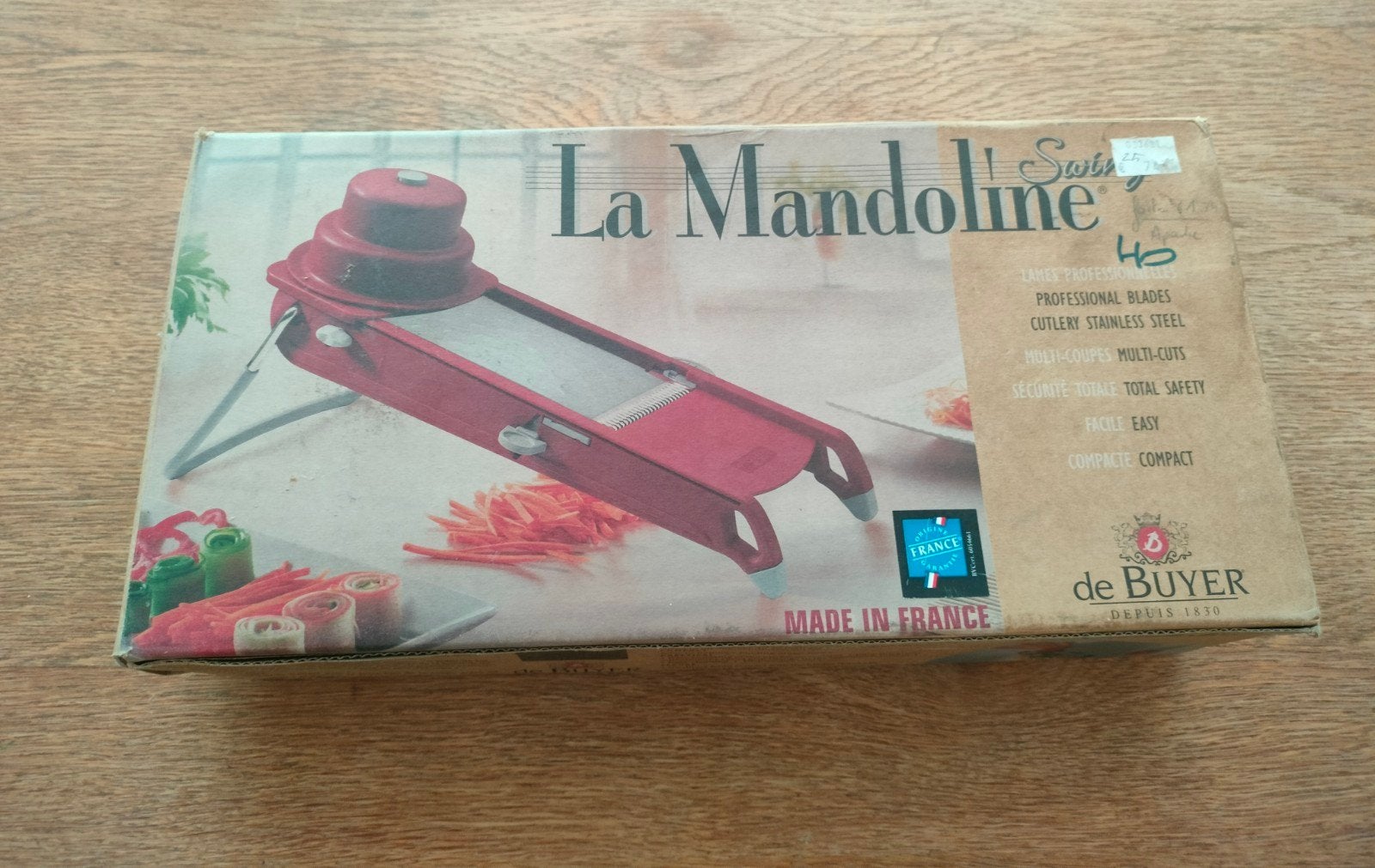 DE Buyer- La Mandoline Swing, Ophalen of Verzenden, Zo goed als nieuw, Overige typen
