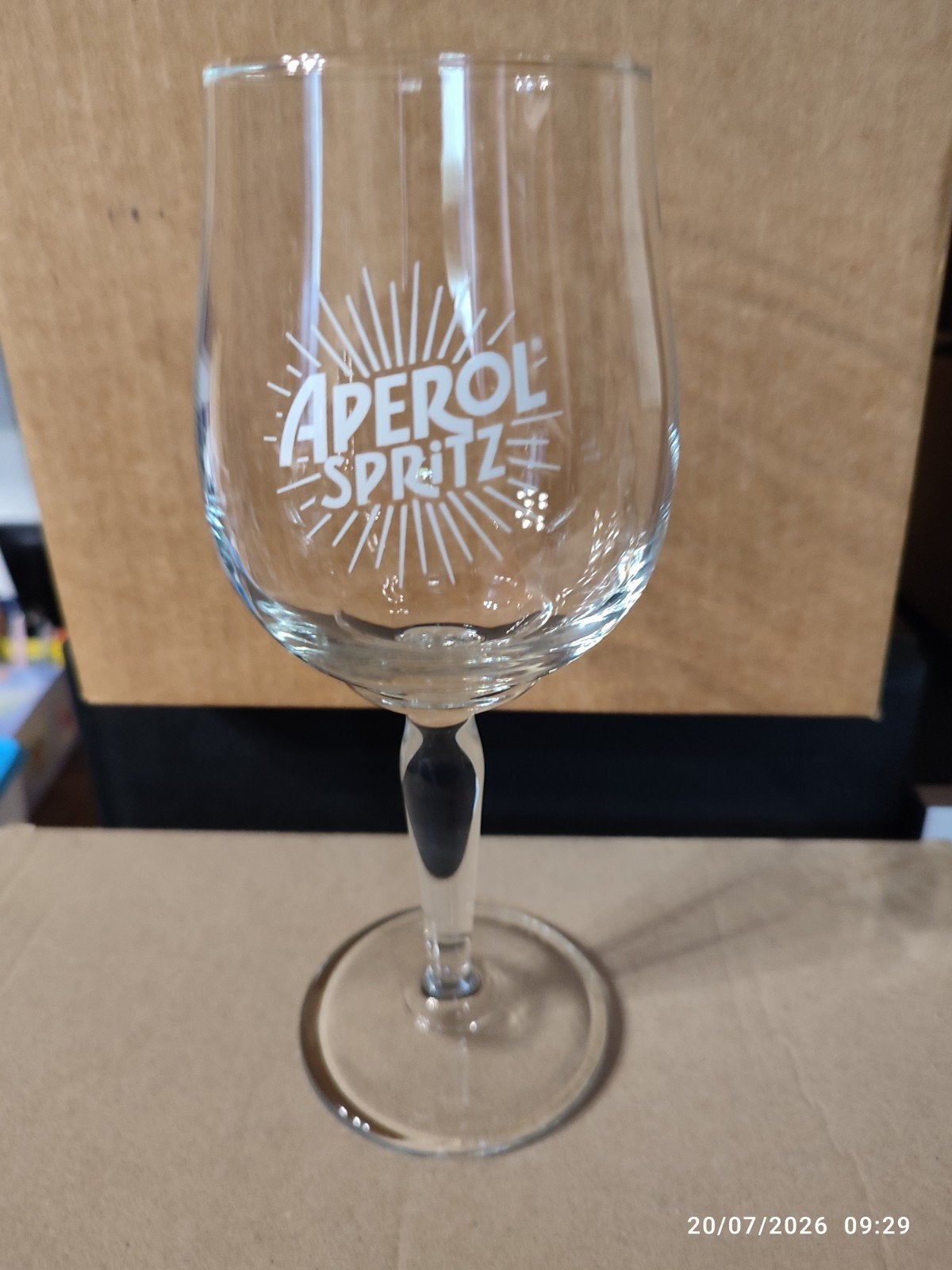 6 APEROL SPRITZ glazen., Verzamelen, Ophalen, Nieuw, Glas of Glazen, Overige merken