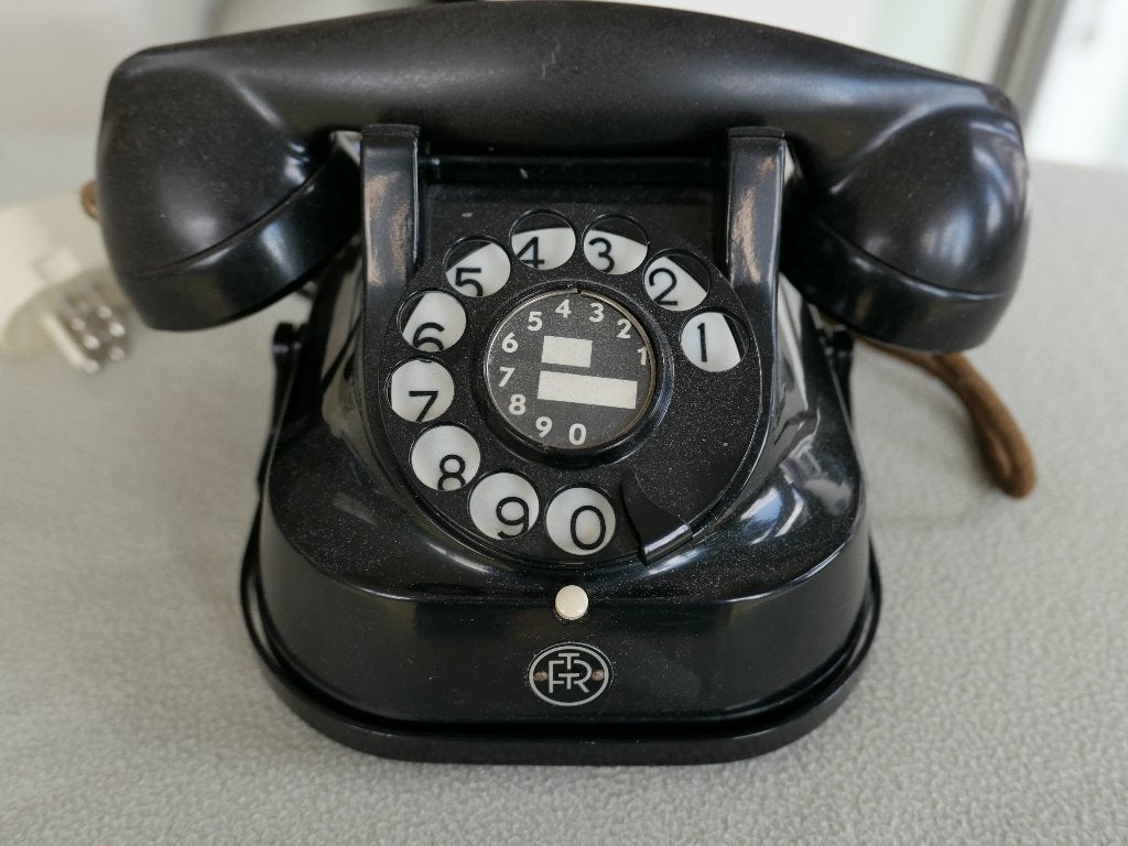 Oude originele telefoon, Telecommunicatie, Ophalen, Gebruikt, Met draaischijf