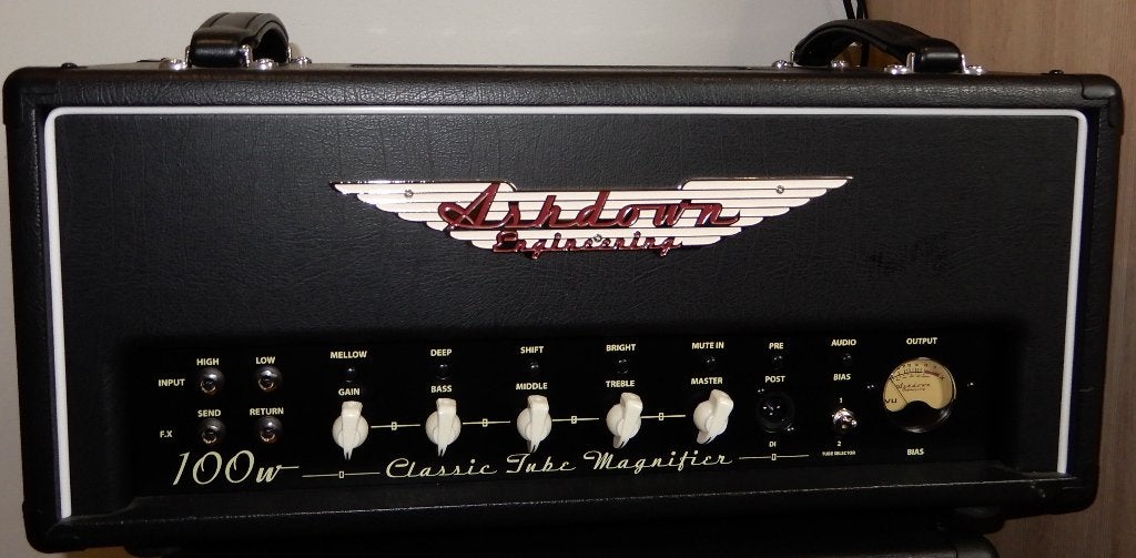 Tête ampli basse à lampes Ashdown CTM100, Musique & Instruments, Enlèvement, Comme neuf, Guitare basse, 100 watts ou plus