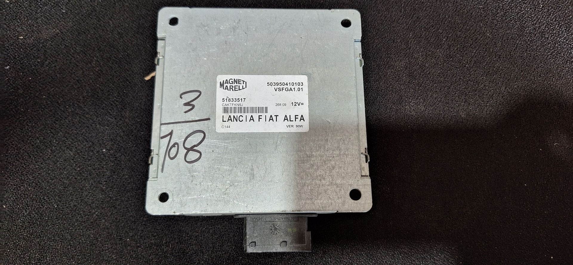 Originele Airbag Stuurmodule Computer Fiat Punto Bravo - 518, -, Utilisé, Fiat, -